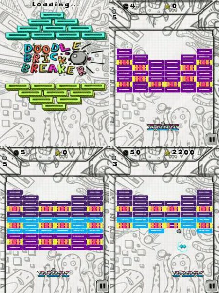 Doodle Brick Breaker 240x400 Asha305