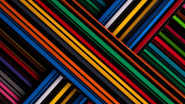 Colorful-lines-geometry-pattern-orange-blue
