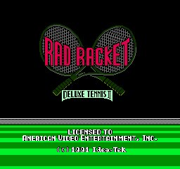Rad Racket - Deluxe Tennis II (MGC-011) (Unl)