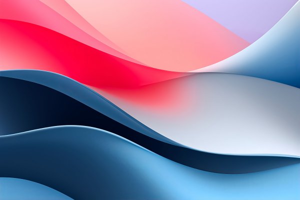 Blue-red-waves-gradient-smoothness