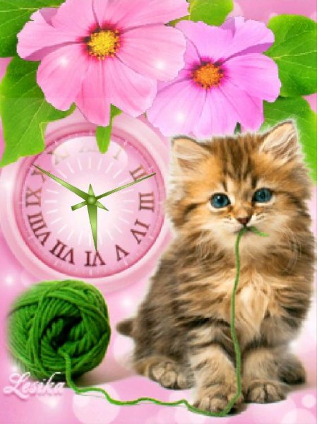 Котенок с клубком