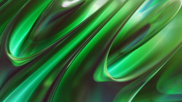 Green-wavy-smooth-glowing-dynamic