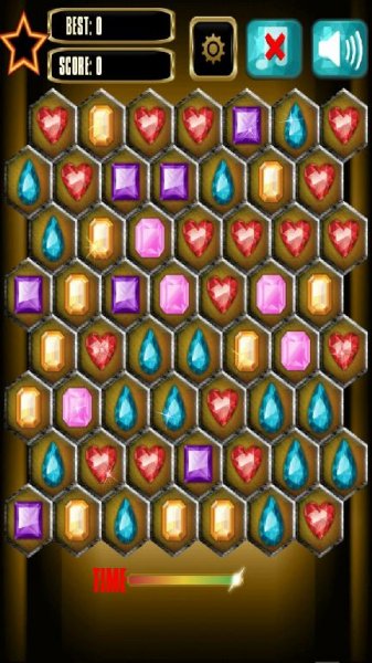 Jewels Blitz Gold Hexagon v1.22(22)
