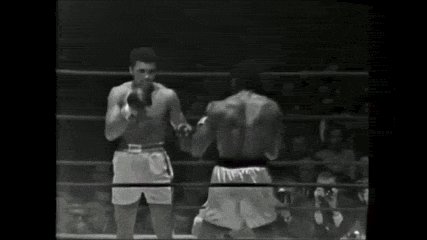 Мухамед Али уворачивается от 5 ударов