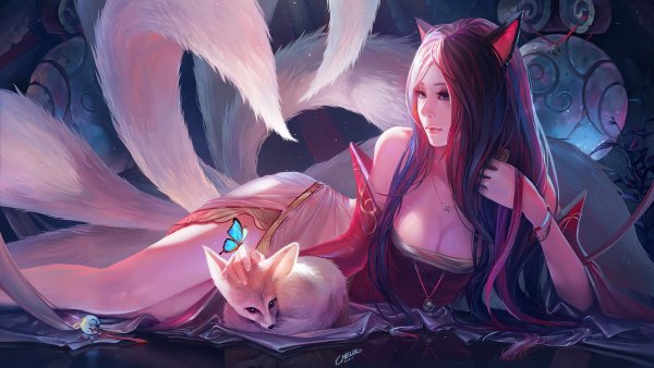 Ahri-digital-art