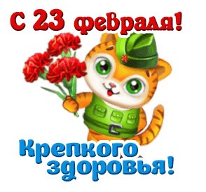 С 23 февраля крепкого здоровья