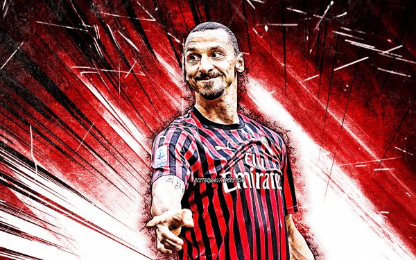 4k-zlatan-ibrahimovic-red-abstract-rays-ac-milan-swedish-foot
