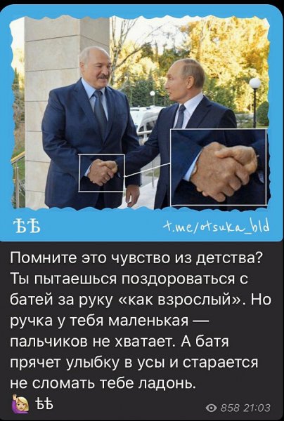 Крепкая ладонь Батьки