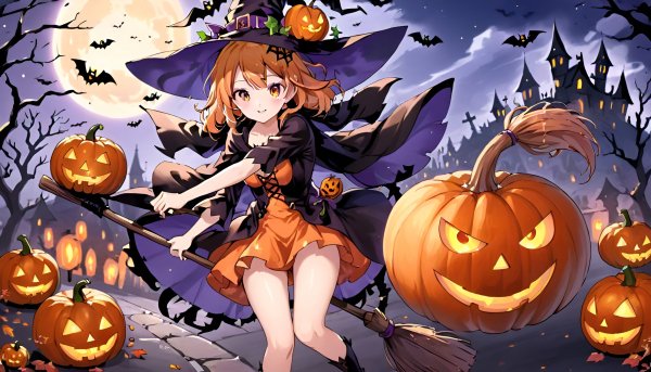 Хэллоуин,аниме.07