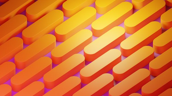 Orange-yellow-geometry-pattern-modern