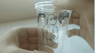 стаканы, одень куклу