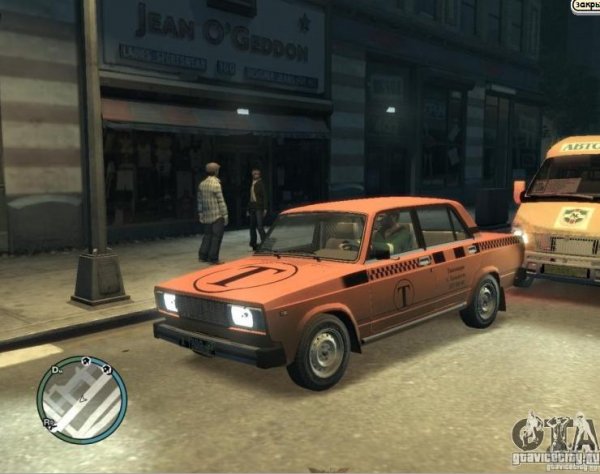 Ваз 2105 Такси для GTA 4