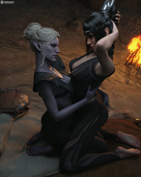 Minthara and Shadowheart, Baldur's Gate