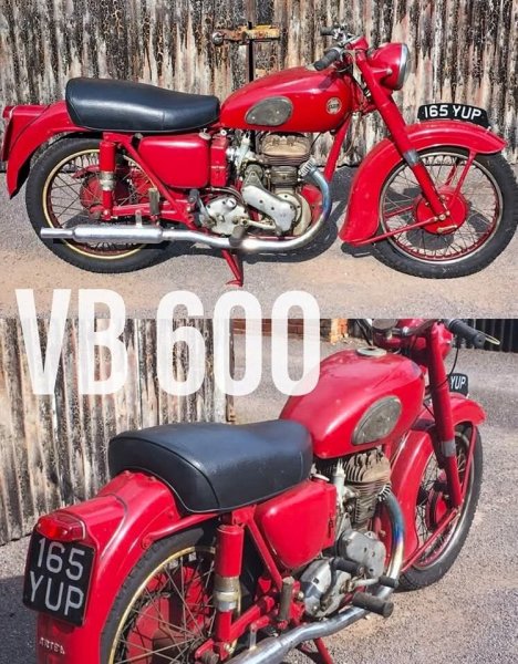 ARIEL VB 600 SV (1954г.)