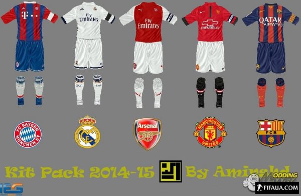 Kit Pack 2014-15 By Aminshd