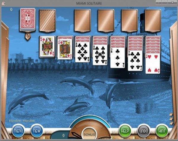 Hoyle Miami Solitaire