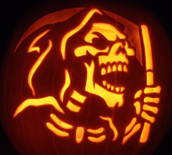 grim reaper pumpkin by joh wee-d5jppay