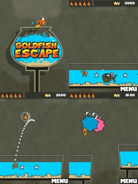 Gold Fish Escape 240x320 X2-00