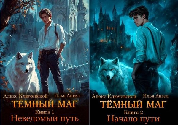 Алекс Ключевской, Илья Ангел Тёмный маг. Книги 1-2
