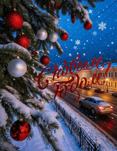 Анимированная открытка с новым годом (5)