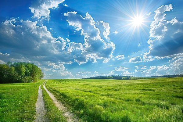 Pole-vesna-spring-meadow-sunshine-summer-field-green-grass-1