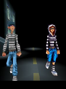 cops robbers qvga