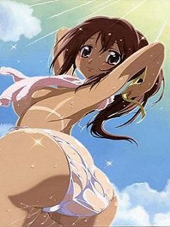 Erotic anime slaid