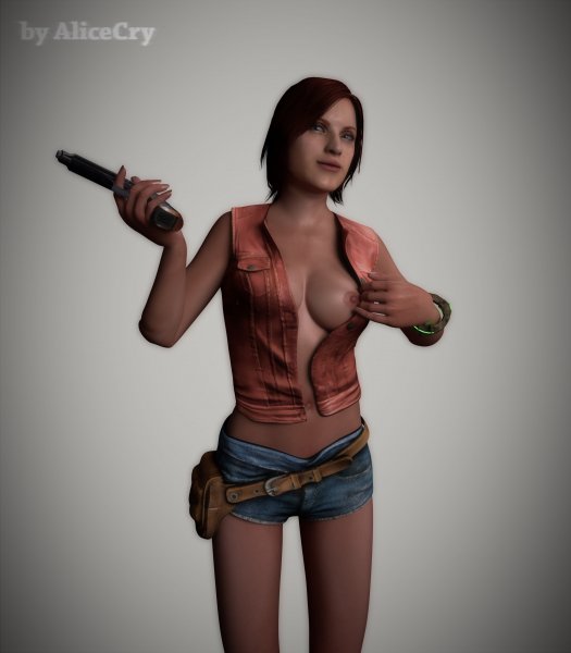 Resident Evil Revelations 2 Nude Claire Redfield 0
