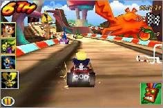 crash bandicoot kart