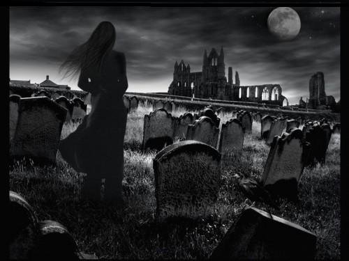 gothic on cemetery