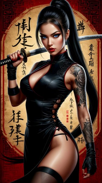 Samurai-black-girl