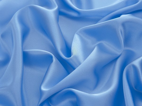Шёлк голубой