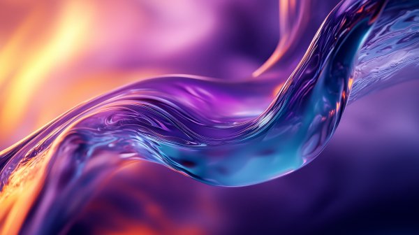 Purple AI Art Neon Colored