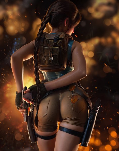 Laracroft pinup HD