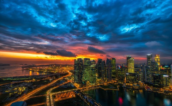 Hdr-buildings-roads-sky