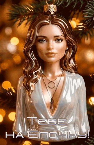 Анимированная открытка тебе на ёлочку