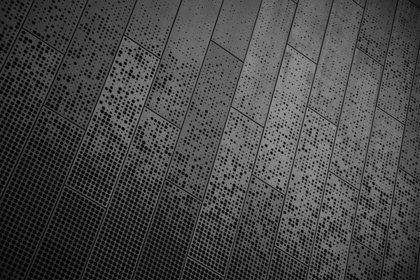 Black-pattern-geometry-tiles-perforation-texture