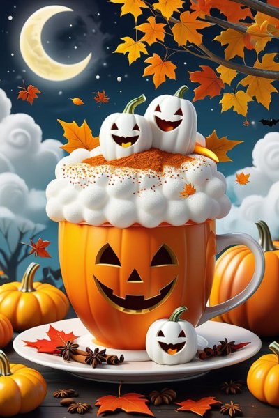 Открытка хэллоуин