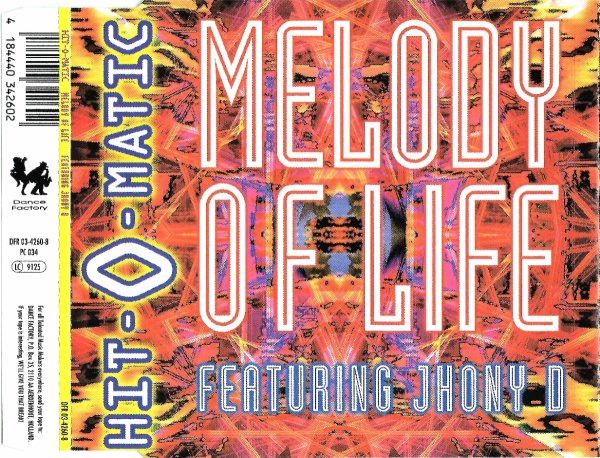 Hit-O-Matic featyring Jhony D - Melody Of Life (Instrumental Mix)