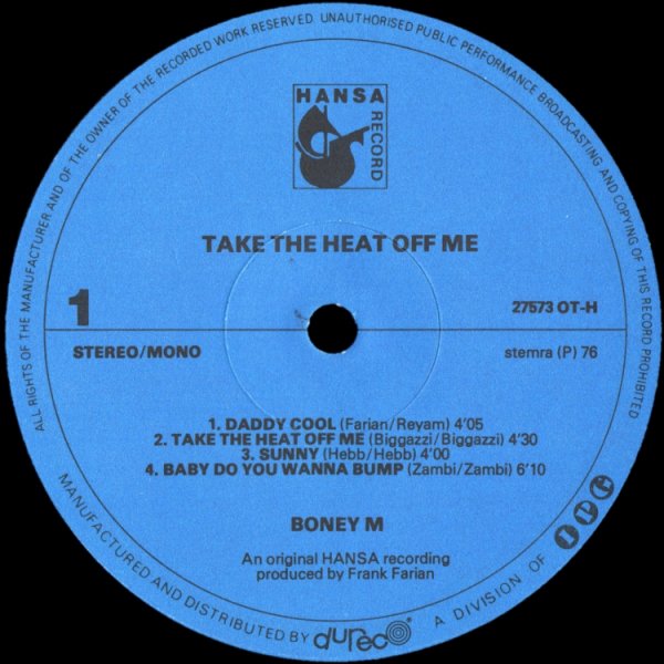 Boney M. - Baby Do You Wanna Bump