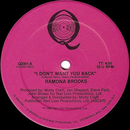 Ramona Brooks - I Don't Want You Back (Instrumental)
