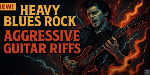 Неизвестный - Heavy Blues Rock Instrumental Music | Aggressive &amp; Powerful Guitar Riffs