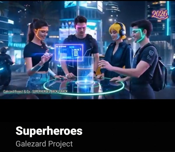 Galezard Project &amp; Co - SUPERHEROES BACK 2 BACK 2026