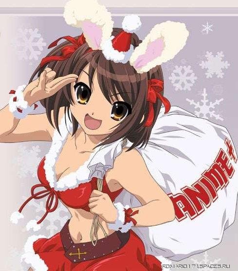 Из клипа по аниме Меланхолия Харухи Судзумии - Дам да ди дум, дам дам ди ду ди дам