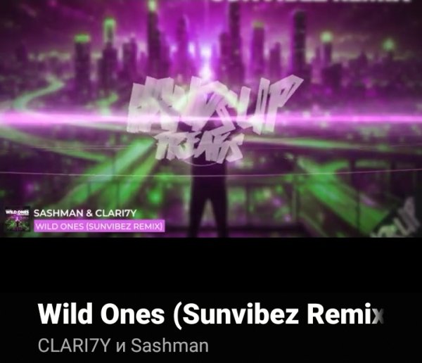 SashMan &amp; Clari7Y - Wild Ones (Sunvibez Extended Mix)