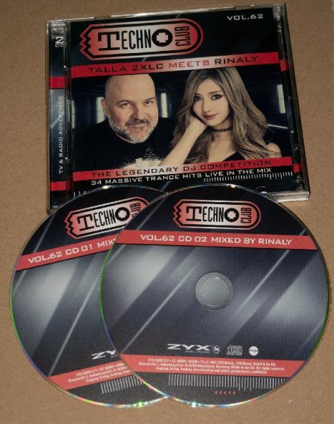 Talla 2Xlc &amp; Rinaly - Techno Club Vol. 62 - Techno Club Vol. 62 - Talla 2XLC meets Rinaly - CD1