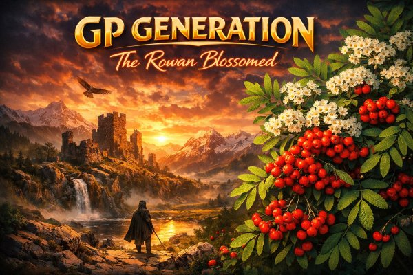 Gp generation - The Rowan blossomed