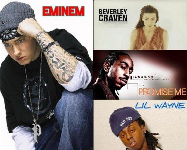 Eminem &amp; Beverley Craven &amp; Ludacris &amp; Lil Wayne - #Promise Me