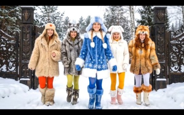 Как на Новый год в селе девочки гуляли - Без названия