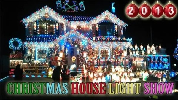 Cadger Dubstep Christmas Lights House - Cadger Dubstep Christmas Lights House 2012 - Full Show (cut)